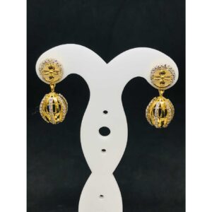 916 Ladies Fancy Gold Earring Er-60045