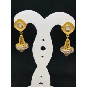 916 Ladies Fancy Gold Earring Er-60042
