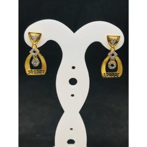 22k Ladies Fancy Gold Earring Er-60038