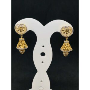 22k Ladies Fancy Gold Earring Er-60036