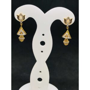 916 Ladies Fancy Gold Earring Er-60031