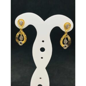 22k Ladies Fancy Gold Earring Er-60030