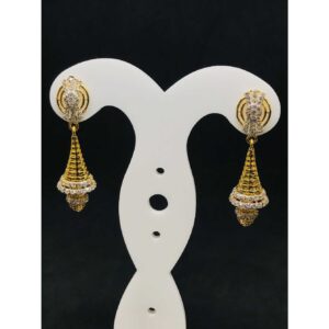 22k Ladies Fancy Gold Earring Er-60028