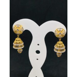 22k Ladies Fancy Gold Earring Er-60022