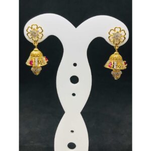 916 Ladies Fancy Gold Earring Er-60021