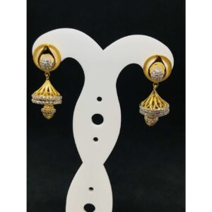 916 Ladies Fancy Gold Earring Er-60014