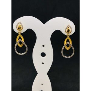 22k Ladies Fancy Gold Earring Er-60011
