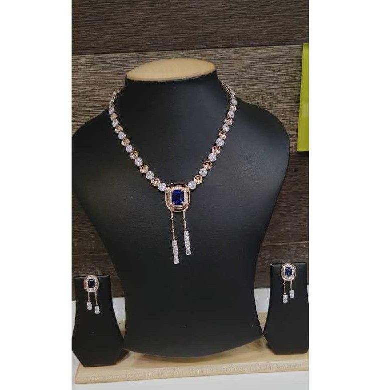 18k Ladies Fancy Rose Gold Set S-57538