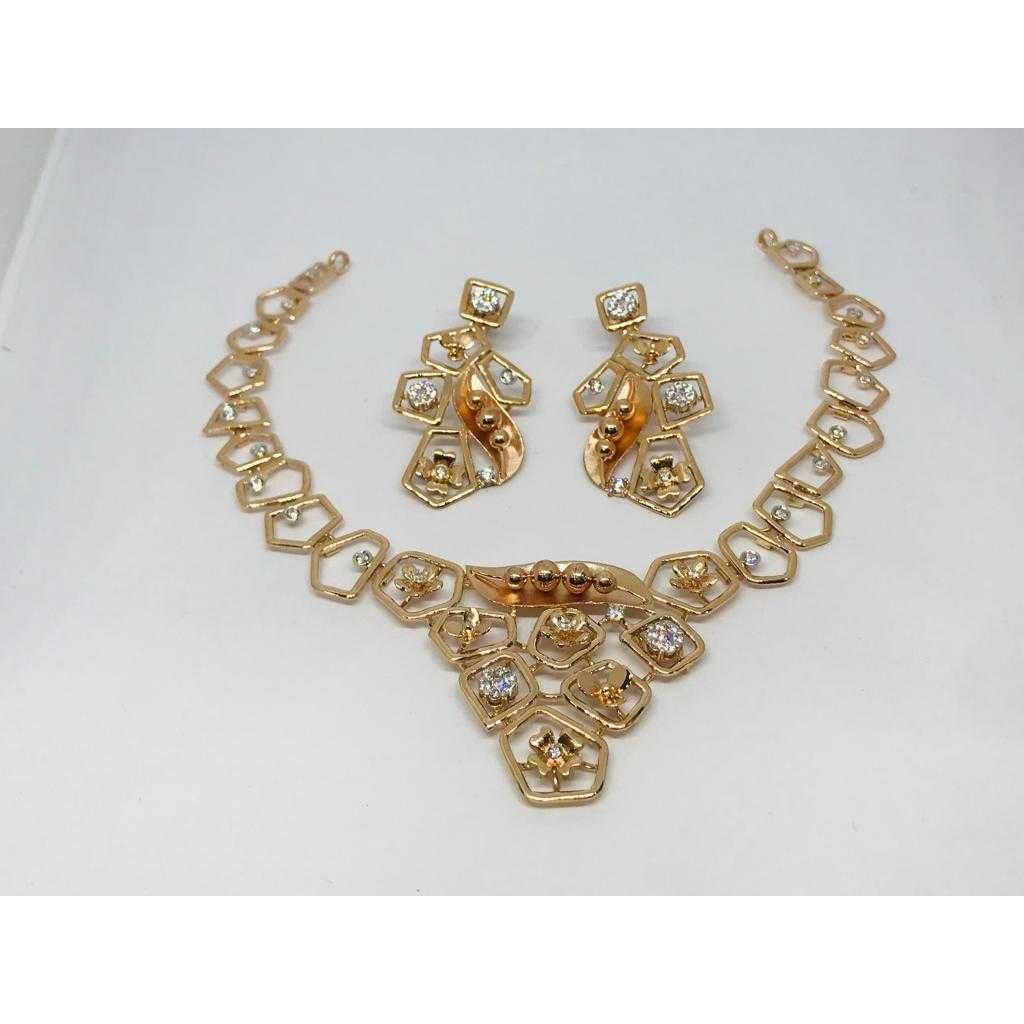 18k Ladies Fancy Rose Set S-57532