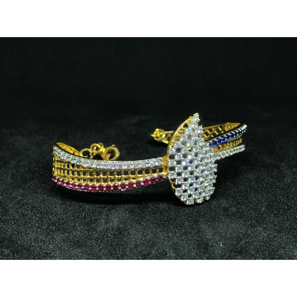 18k Ladies Fancy Gold Kada K-51045