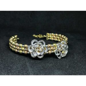 18k Ladies Fancy Gold Bracelet K-51043