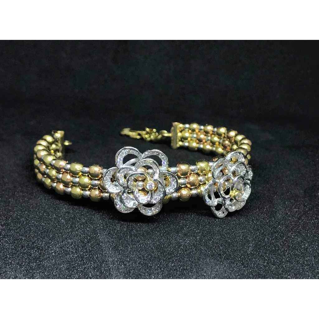 18k Ladies Fancy Gold Bracelet K-51043