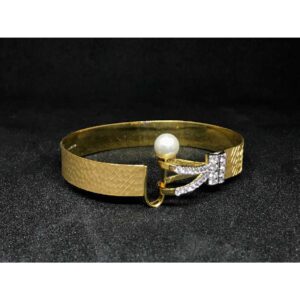 18k Ladies Fancy Italian Kada K-51034