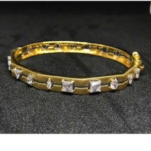 18k Ladies Fancy Italian Kada K-51017