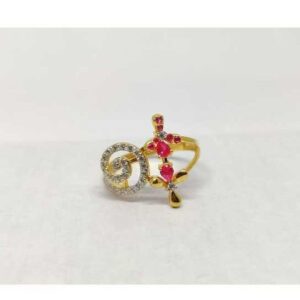916 Ladies Fancy Gold Ring Lr-17079