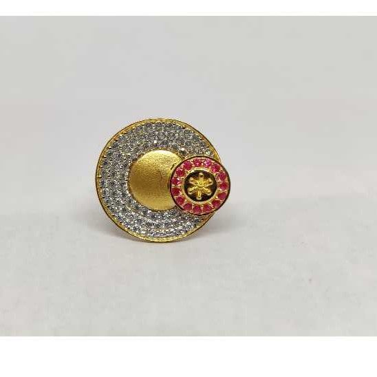 22k Ladies Fancy Gold Ring Lr-17063