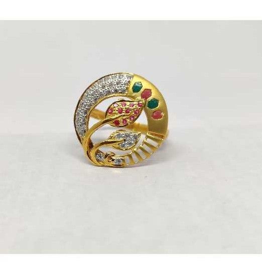 22k Ladies Fancy Gold Ring Lr-17059