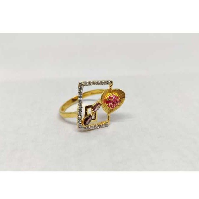 916 Ladies Fancy Gold Ring Lr-17057