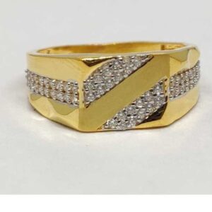 916 Gents Fancy Gold Ring Gr-28627