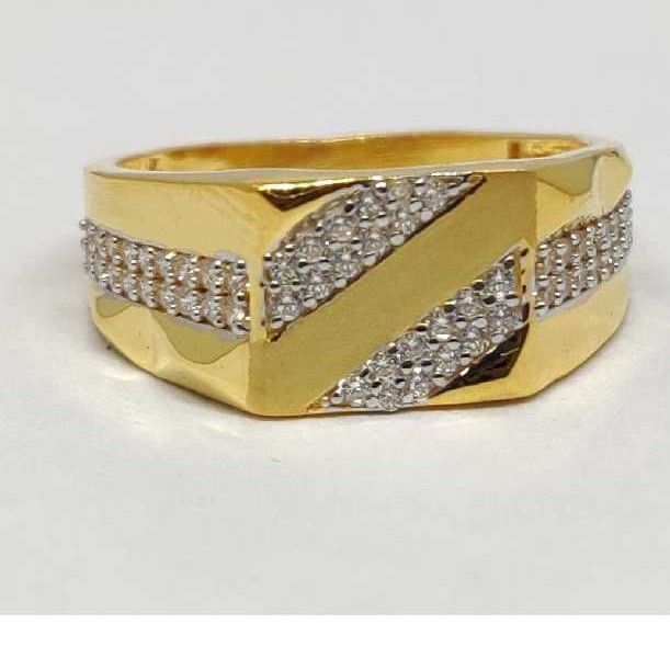 916 Gents Fancy Gold Ring Gr-28627