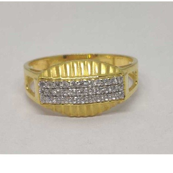 22k Gents Fancy Gold Ring Gr-28625