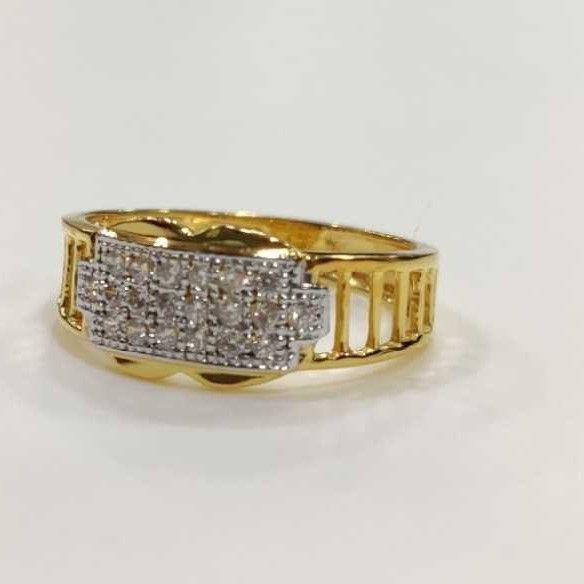 916 Gents Fancy Gold Ring Gr-28620