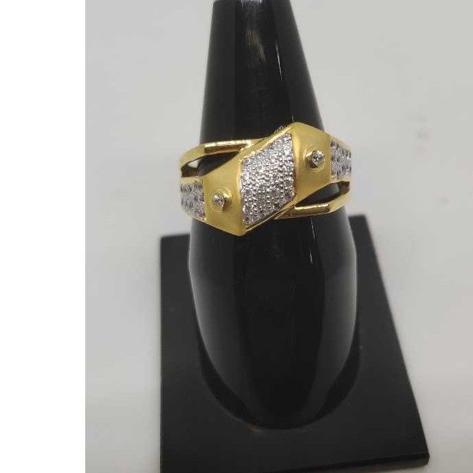 22k Gents Fancy Gold Ring Gr-28616