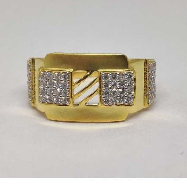 916 Gents Fancy Gold Ring Gr-28613