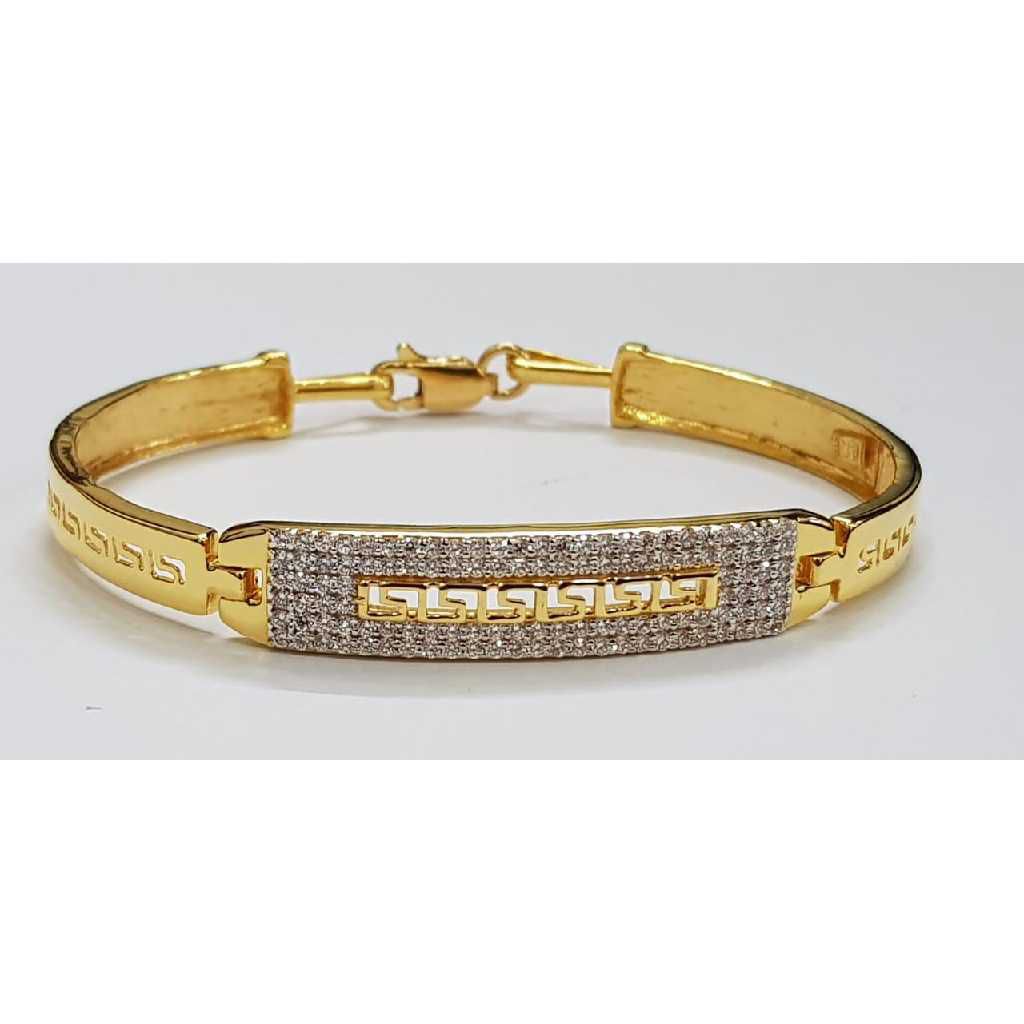 22k Gents Fancy Gold Bracelet G-3453