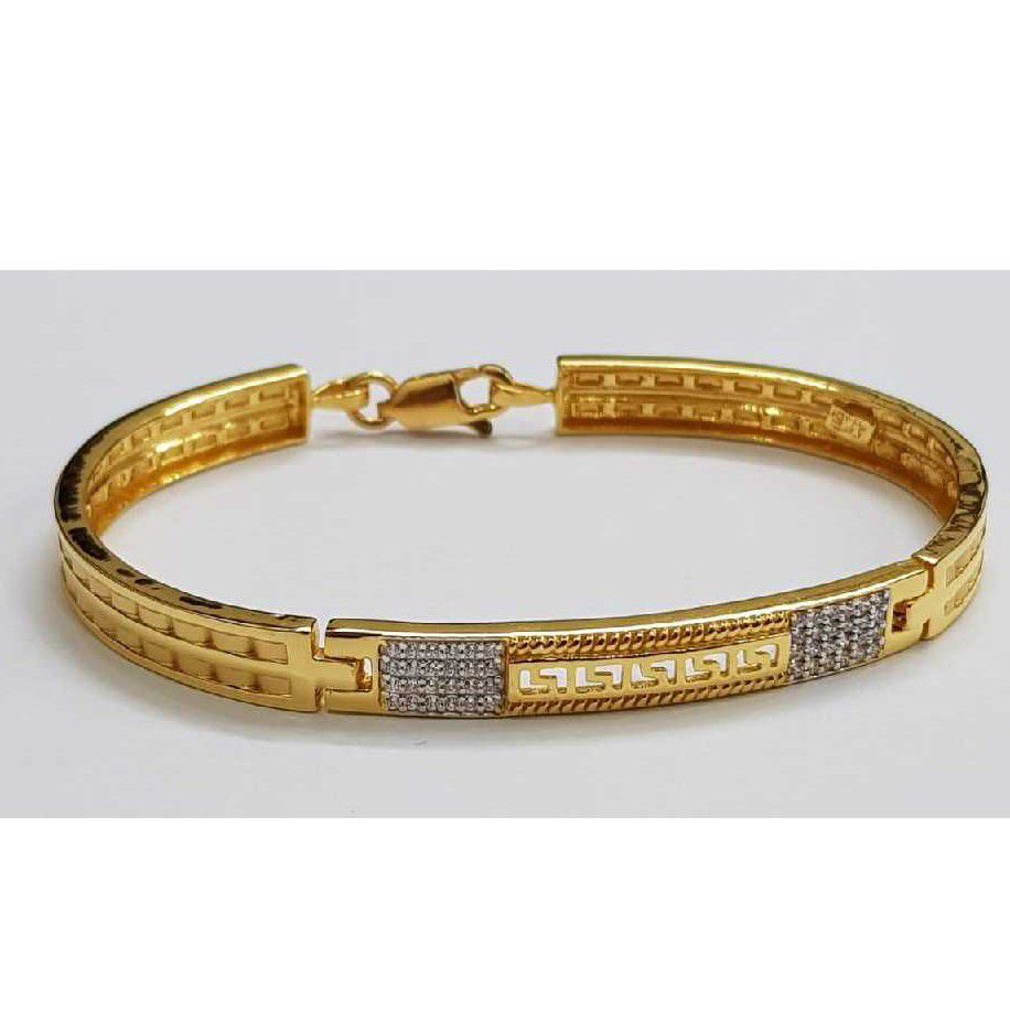 22k Gents Fancy Gold Kada G-3446