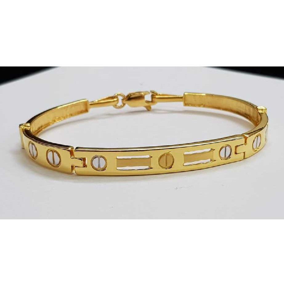 916 Gents Fancy Gold Bracelet G-3445
