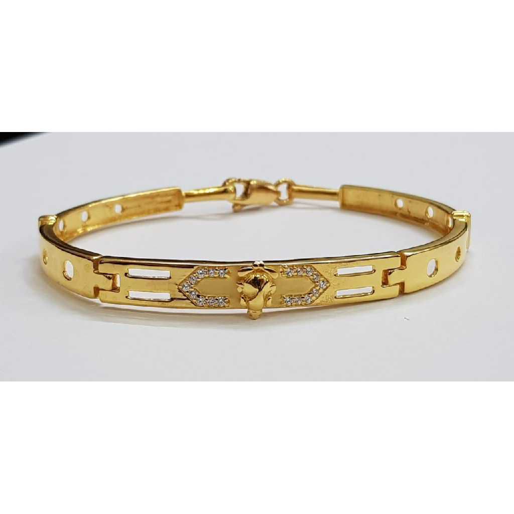22k Gents Fancy Gold Bracelet G-3437