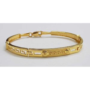 22k Gents Fancy Gold Kada G-3435