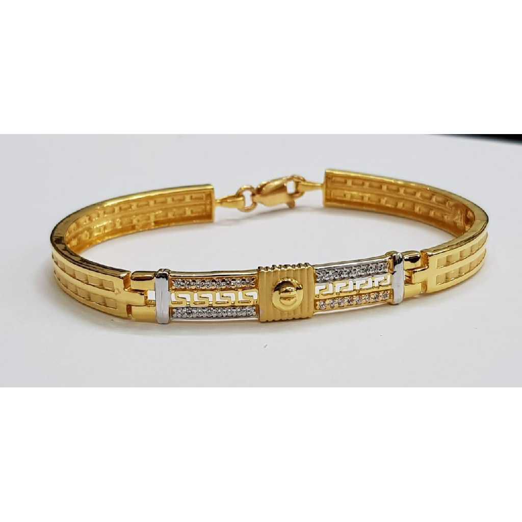 22k Gents Fancy Gold Bracelet G-3433