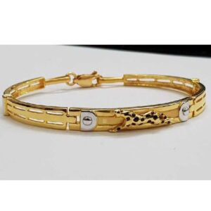 916 Gents Fancy Gold Jaguar Kada G-3428