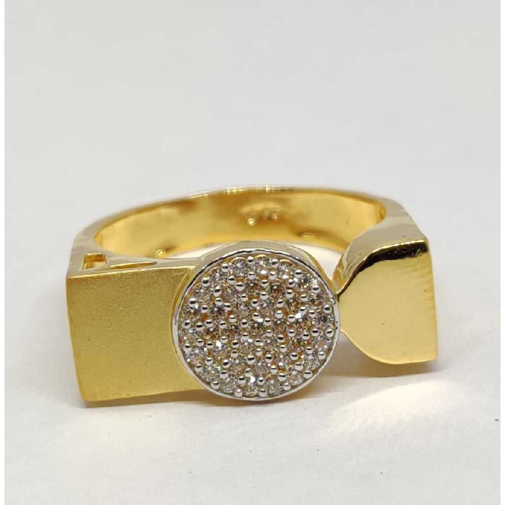 22k Gents Fancy Gold Ring Gr-28594