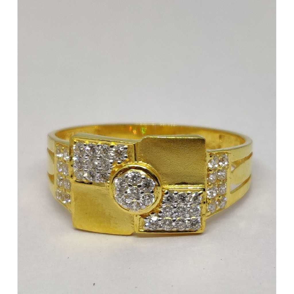916 Gents Fancy Gold Ring Gr-28590