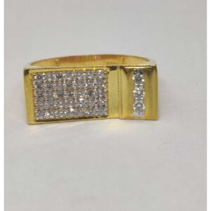 22k Gents Fancy Gold Ring Gr-28581