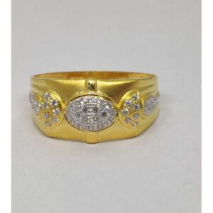 916 Gents Fancy Gold Ring Gr-28575