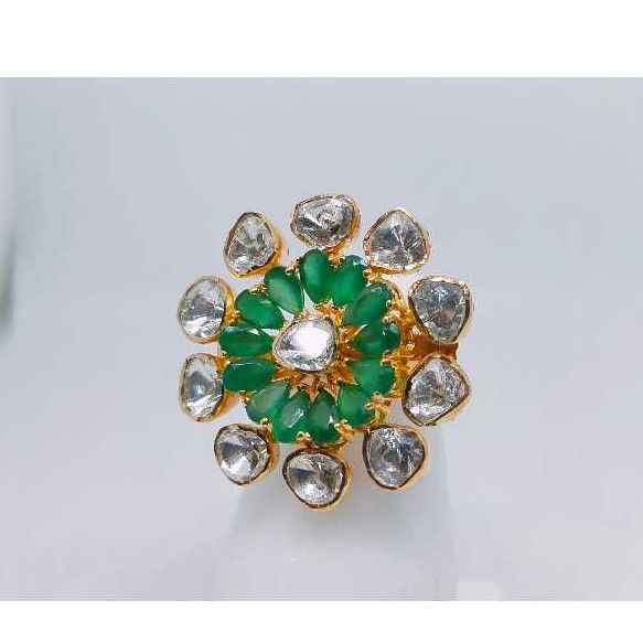 18k ladies fancy italian ring Lr-24070
