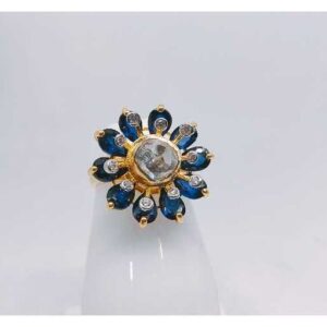 18k Ladies Fancy Gold Ring Lr-24064