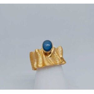 18k Ladies Fancy Gold Ring Lr-24057