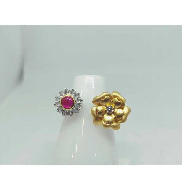 18k Ladies Fancy Gold Ring Lr-24045