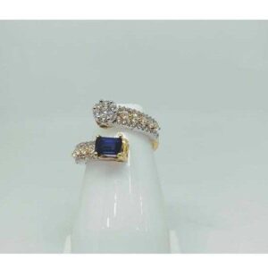 18k Ladies Fancy Gold Italian Ring Lr-24040