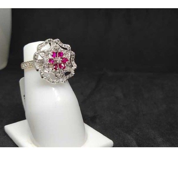 18k Ladies Fancy Gold Ring Lr-24030