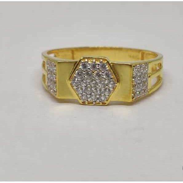916 Gents Fancy Gold Ring Gr-28571