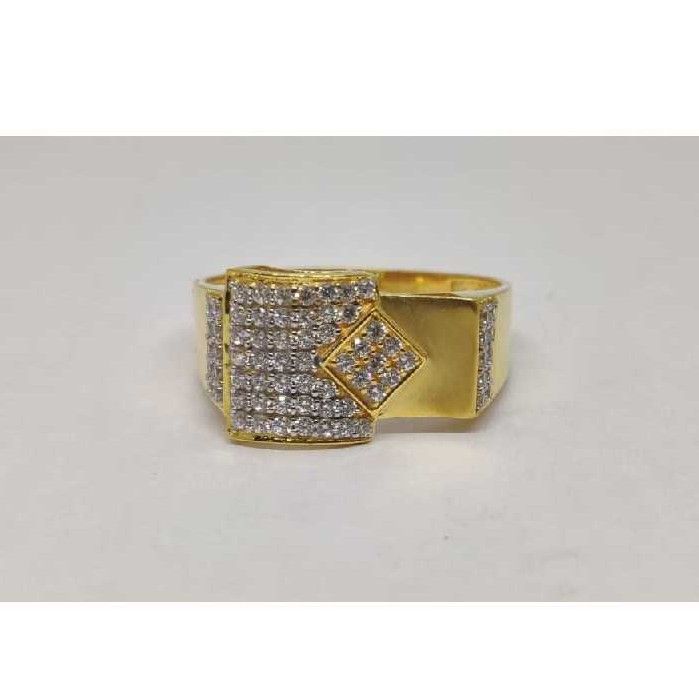 22k Gents Fancy Gold Ring Gr-28567