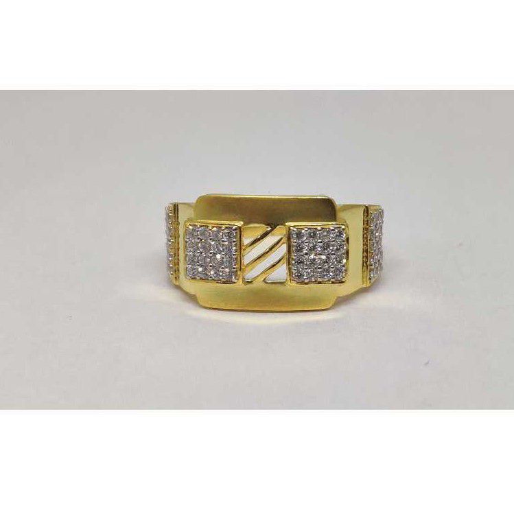 22k Gents Fancy Gold Ring Gr-28566