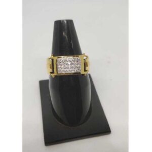 22k Gents Fancy Gold Ring Gr-28564