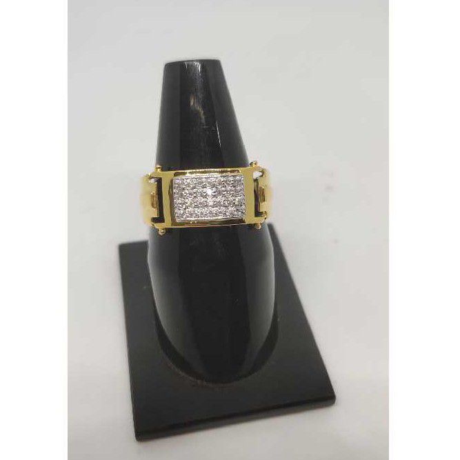 22k Gents Fancy Gold Ring Gr-28564